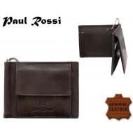 Meeste väike rahakott PM-M04-MTL BROWN, PAUL ROSSI, Nahast rahakotid